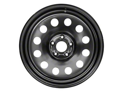 12-Hole Replica Steel Black 5-Lug Wheel; 20x8; 19mm Offset (09-18 RAM 1500)