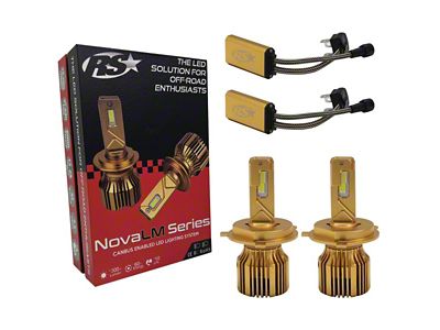 16000-Lumen Offroad LED Headlight Bulbs; Low Beam; 9012 (13-15 RAM 1500 w/ Factory Projector Headlights)
