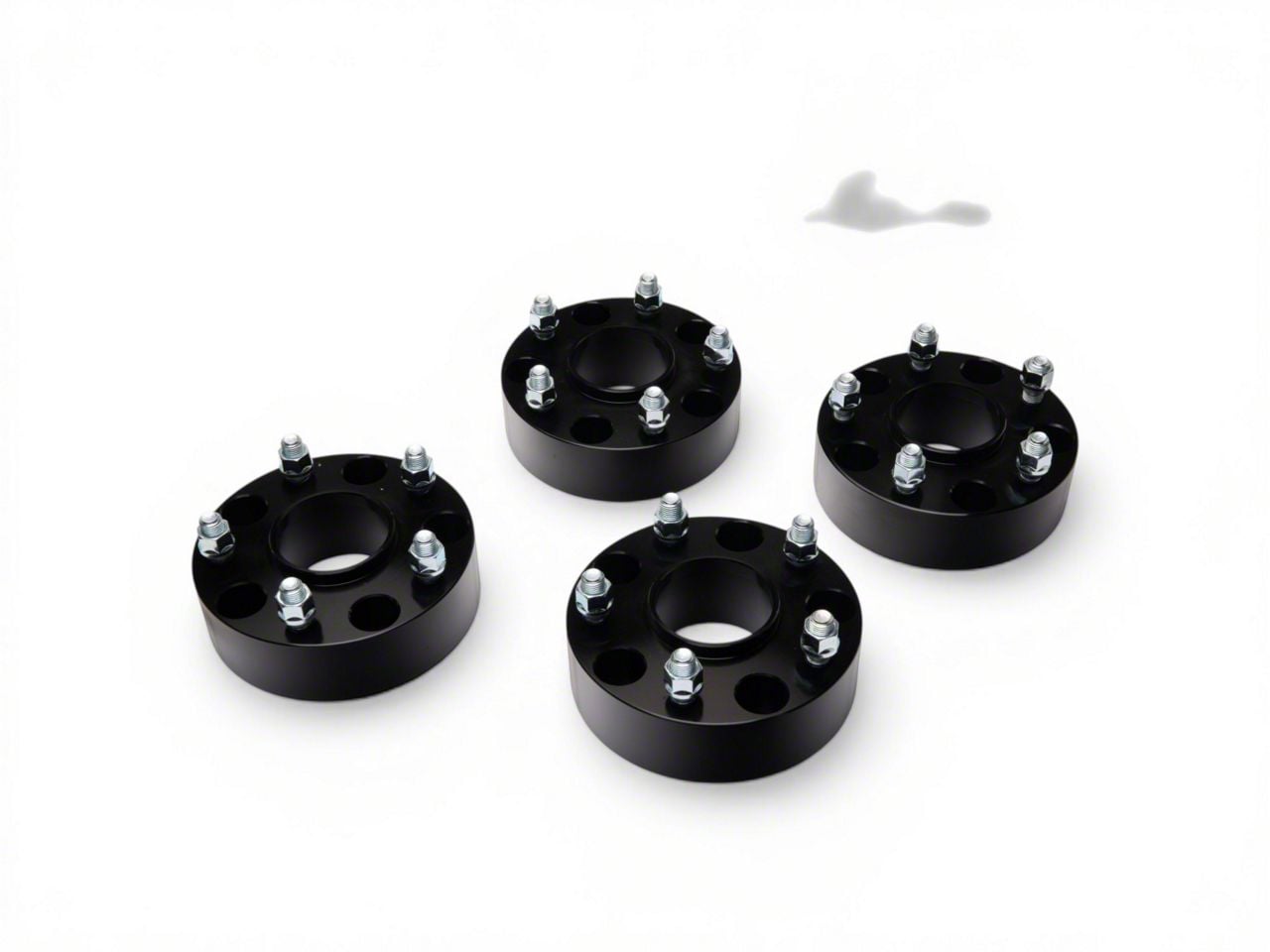 RAM 1500 2-Inch 5-Lug Wheel Spacers; Black; Set of Four (12-18 RAM