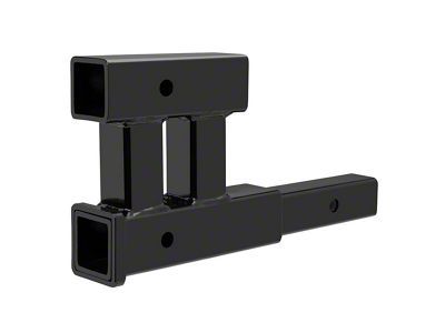 2-Inch Dual Hitch Extension Receiver; 4,000 lb.