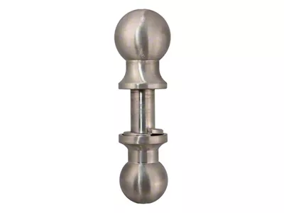 2-Inch Female and 2-5/16-Inch Male Stainless Double Tow Ball for Aluminum RAZOR
