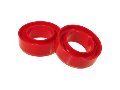 2-Inch Front Coil Spring Isolator Lift; Red (02-05 2WD RAM 1500)