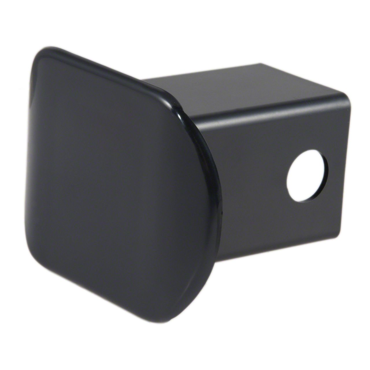 RAM 1500 2Inch Receiver Hitch Cover; Black Plastic (Universal; Some