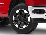 2019 Rebel Style Black Machined 6-Lug Wheel; 18x8; 19mm Offset (19-25 RAM 1500)