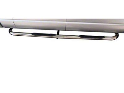 3-Inch Round Side Step Bars; Stainless Steel (06-08 RAM 1500 Mega Cab)