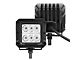 Go Rhino 3-Inch x 3-Inch Bright Series LED Light Pods; Spot Beam (Universal; Some Adaptation May Be Required)