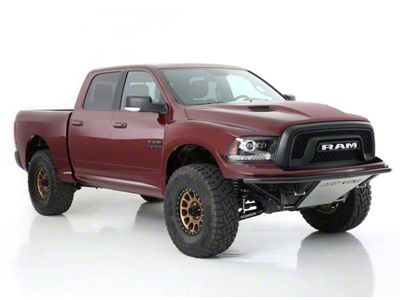 4-Inch Bulge Fenders with Extensions; Fiberglass (16-18 RAM 1500 Rebel)