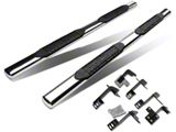 4-Inch Nerf Side Step Bars; Stainless Steel (19-25 RAM 1500 Crew Cab)