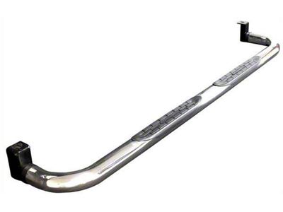 Go Rhino 3-Inch 4000 Series Cab Length Side Step Bars; Polished (19-25 RAM 1500 Crew Cab)