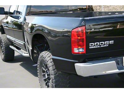 4.50-Inch Bulge Bedsides; Fiberglass (02-08 RAM 1500 w/ 8-Foot Box)