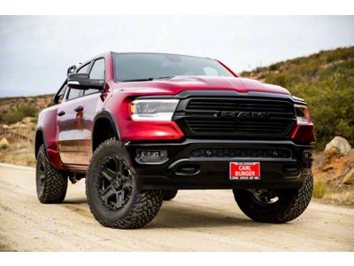 4.50-Inch Bulge Fenders with Headlight Extensions; Fiberlgass (19-24 RAM 1500, Excluding TRX)