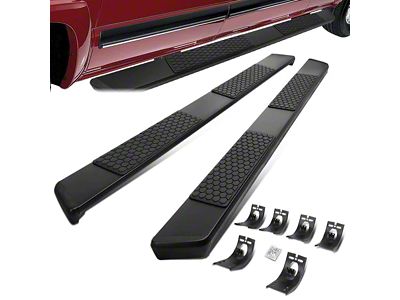 5-Inch Honeycomb Step Running Boards; Black (09-18 RAM 1500 Quad Cab)