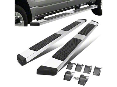 5-Inch Honeycomb Step Running Boards; Stainless Steel (09-18 RAM 1500 Quad Cab)