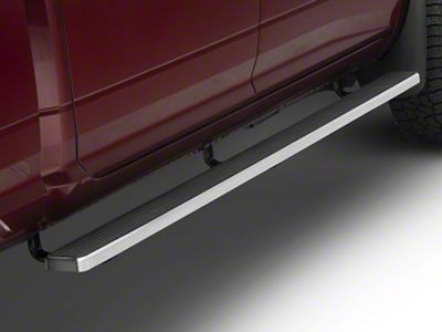 5-Inch iStep Running Boards; Hairline Silver (09-18 RAM 1500 Crew Cab)