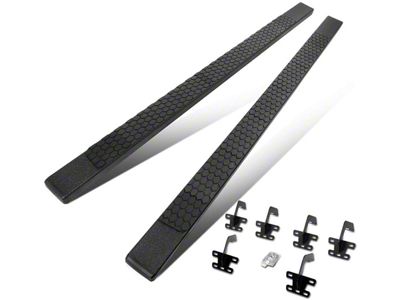 5-Inch Running Boards; Black (19-25 RAM 1500 Crew Cab)