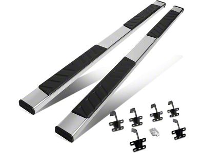 5-Inch Running Boards; Stainless Steel (19-25 RAM 1500 Quad Cab)