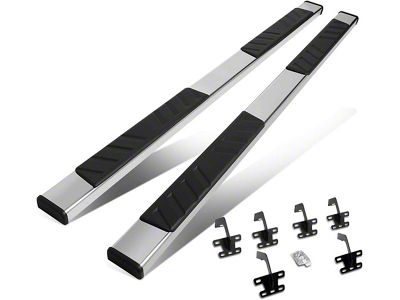 5-Inch Running Boards; Stainless Steel (19-24 RAM 1500 Quad Cab)