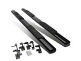 5-Inch Straight Nerf Side Step Bars; Black (19-25 RAM 1500 Quad Cab)