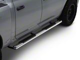 5-Inch Straight Nerf Side Step Bars; Stainless Steel (09-18 RAM 1500)
