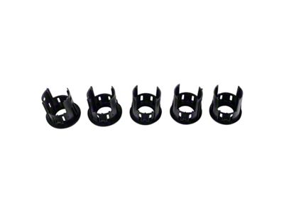 5-Piece Parking Assist Sensor Bezel; Front (13-20 RAM 1500)