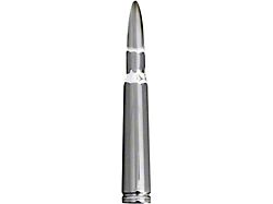 50 Cal Bullet Antenna; 5-Inch; Chrome (Universal; Some Adaptation May Be Required)