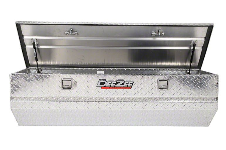 RAM 1500 56Inch Red Label Series Slanted Utility Tool Box; BriteTread