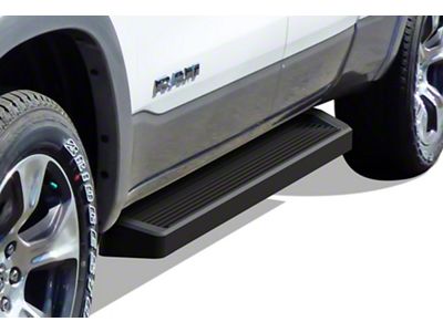 6-Inch iRunning Boards; Black (19-25 RAM 1500 Quad Cab)