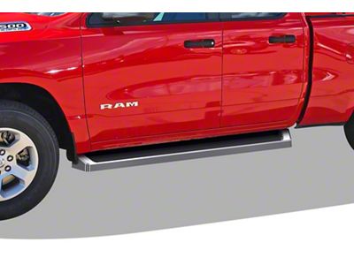 6-Inch iRunning Boards; Polished (19-25 RAM 1500 Quad Cab)