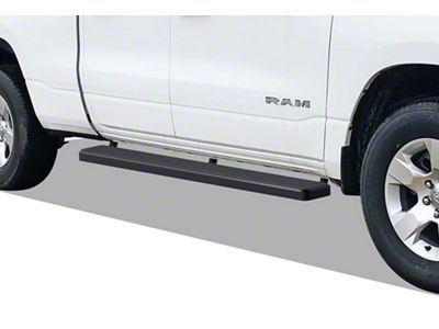 6-Inch iStep Running Boards; Black (19-25 RAM 1500 Quad Cab)