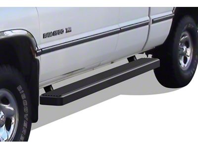 6-Inch iStep Running Boards; Black (94-01 RAM 1500 Club Cab, Quad Cab)