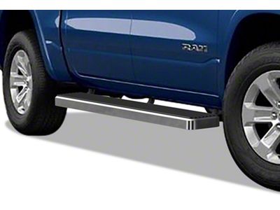 6-Inch iStep Running Boards; Hairline Silver (19-24 RAM 1500 Crew Cab)