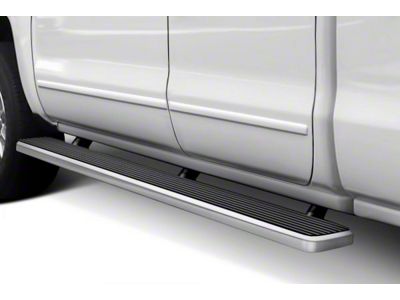 6-Inch iStep Running Boards; Hairline Silver (06-08 RAM 1500 Mega Cab)