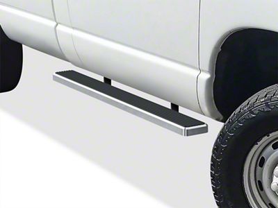 6-Inch iStep Running Boards; Hairline Silver (02-08 RAM 1500 Regular Cab, Excluding SRT-10)