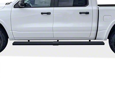 6-Inch iStep Wheel-to-Wheel Running Boards; Black (19-24 RAM 1500 Crew Cab w/ 5.7-Foot Box)