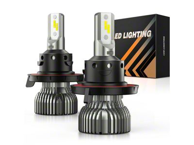 6000K Cool White LED Headlight Bulbs; H13/9008 (06-10 RAM 1500)