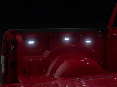 8-LED Focal Series Rock Light Pod Truck Bed Lighting Kit; White (Universal; Some Adaptation May Be Required)