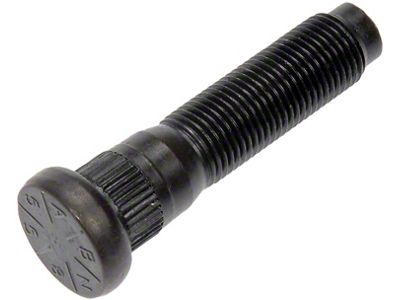 9/16-18 Serrated Wheel Studs; 0.65-Inch Knurl; 2.50-Inch Length (07-08 RAM 1500)