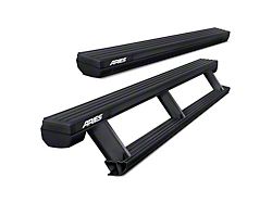 ActionTrac Powered Running Boards; Carbide Black (19-25 RAM 1500 Crew Cab)