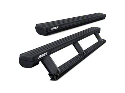 ActionTrac Powered Running Boards; Carbide Black (19-24 RAM 1500 Crew Cab)