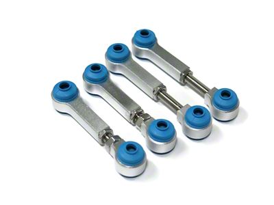 Adjustable Ride Height Links for 0 to 2.50-Inch Drop; Front and Rear (19-24 RAM 1500 w/ Air Ride, Excluding TRX)