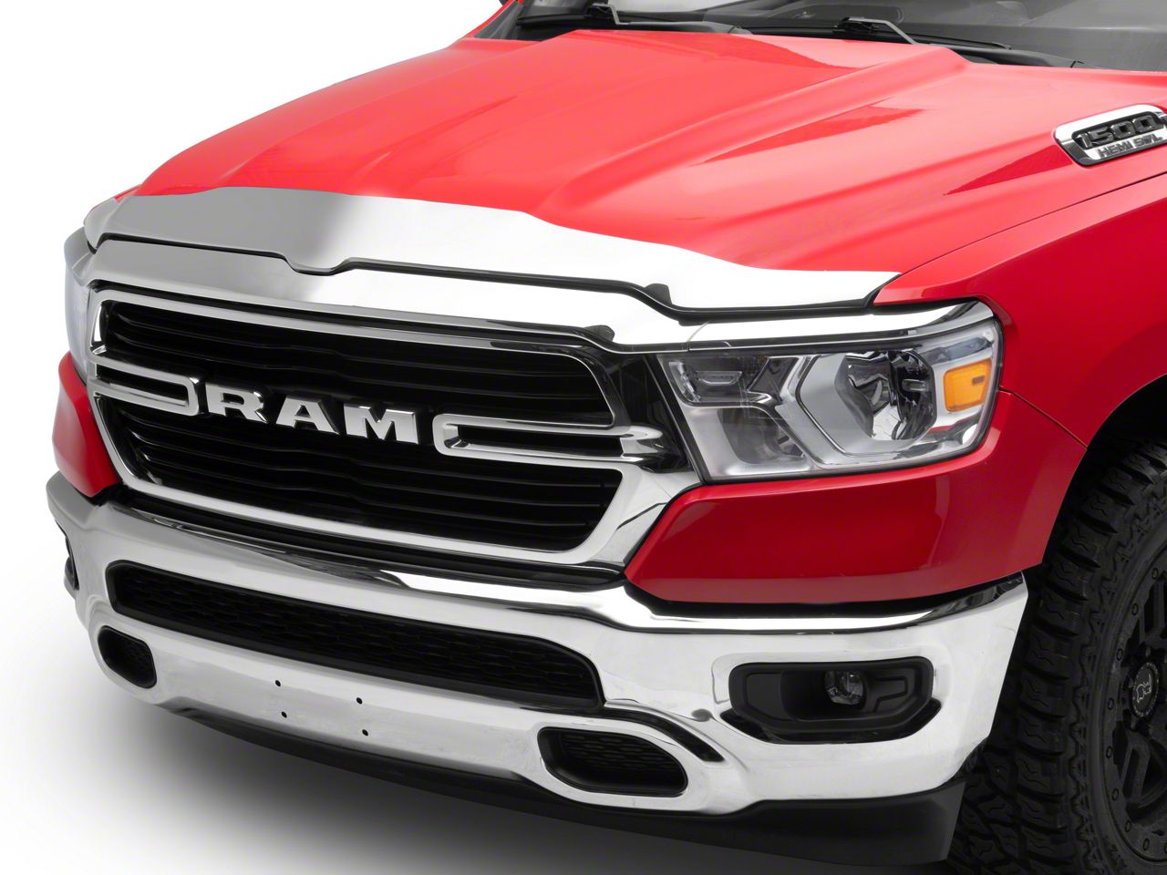 Aeroskin hood protector chrome discount