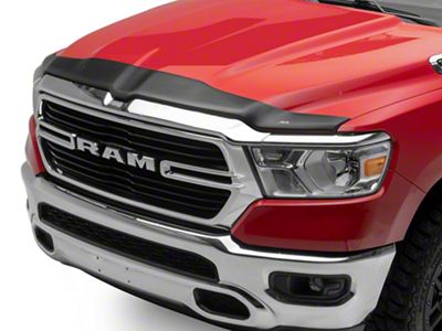 Aeroskin Hood Protector; Matte Black (19-24 RAM 1500, Excluding Rebel & TRX)