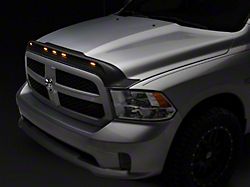 Aeroskin LightShield Hood Protector; Black (09-18 RAM 1500, Excluding Rebel & Sport)