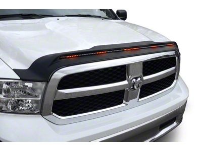 Aeroskin LightShield Pro Hood Protector; Black (09-18 RAM 1500, Excluding Rebel & Sport)