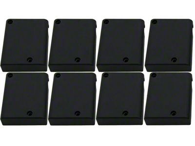 Aluminum Coil Covers; Black (05-24 5.7L RAM 1500)