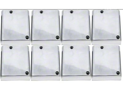 Aluminum Coil Covers; Polished (05-24 5.7L RAM 1500)