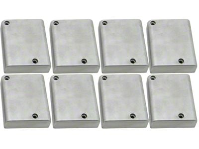 Aluminum Coil Covers; Raw (05-24 5.7L RAM 1500)