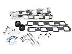 Aluminum Hellcat Supercharger to Head Adapter Plates and Idler Bracket Kit; Machined (03-24 5.7L RAM 1500)