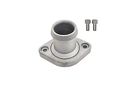Aluminum Straight Water Neck Thermostat Housing; Natural (04-24 5.7L RAM 1500)