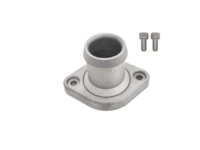 Aluminum Straight Water Neck Thermostat Housing; Natural (04-24 5.7L RAM 1500)